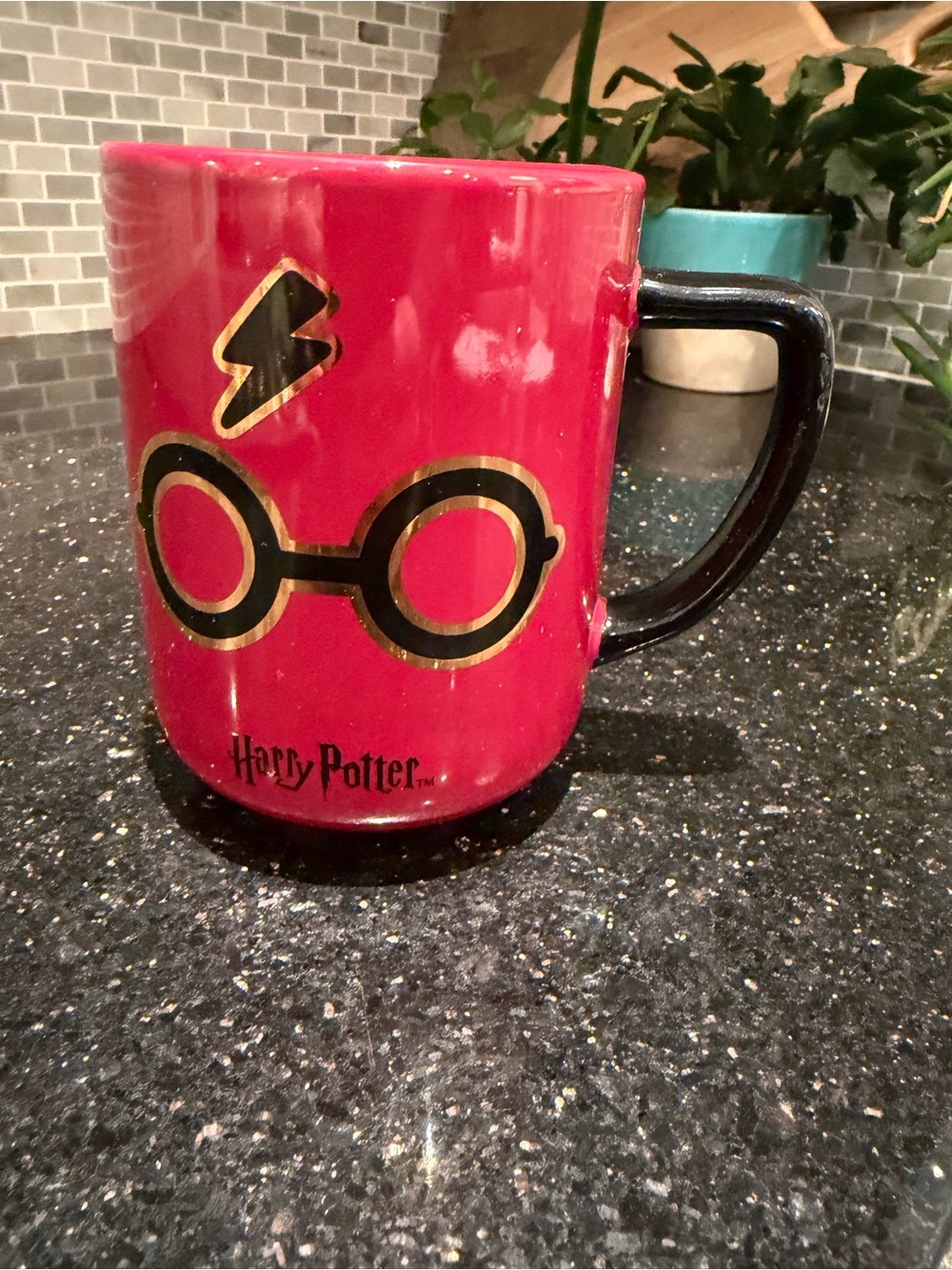 Hallmark Harry Potter Glasses Red Mug